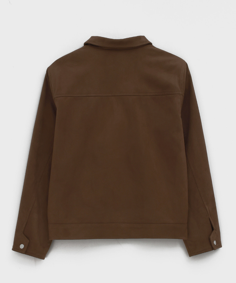 スエード　ジャケット スエードジップアップジャケット｜ジャケット｜韓国ファッション