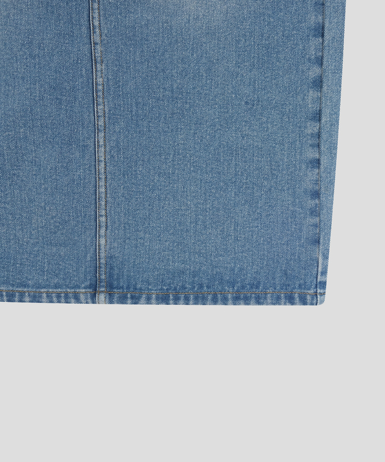 【丈別】ウォッシングデニムスカート