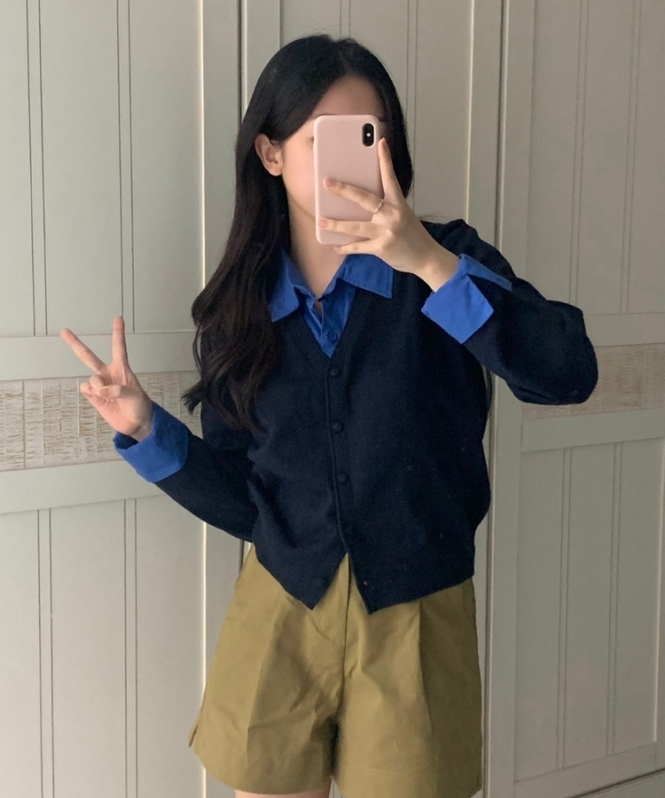 【ベルト付き】ピンタックバミューダショートパンツ BROWN