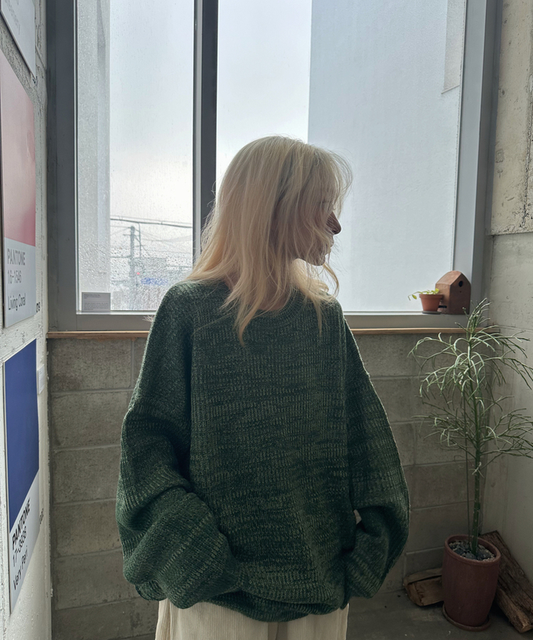 ルバンオーバールーズニット(5color) GREEN