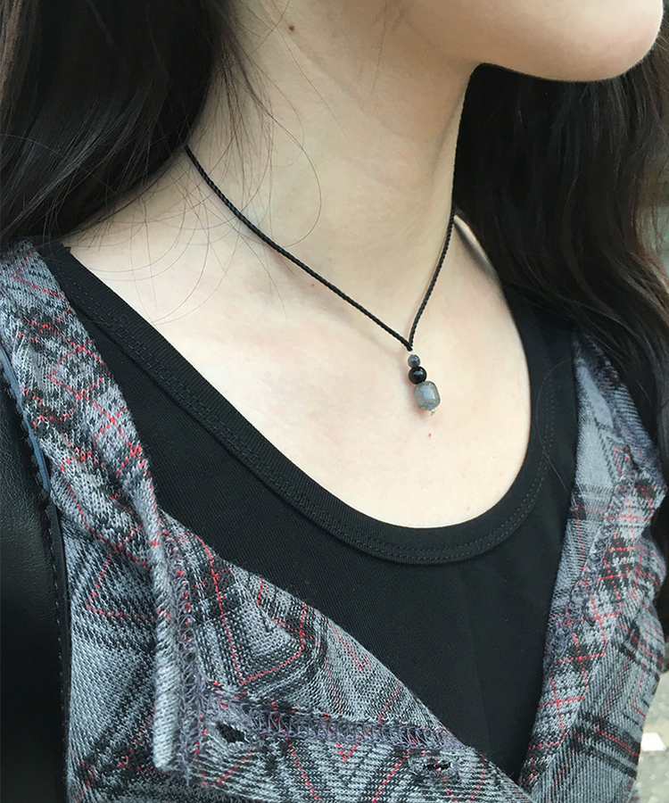 ヒッピー原石ネックレス GEMSTONE