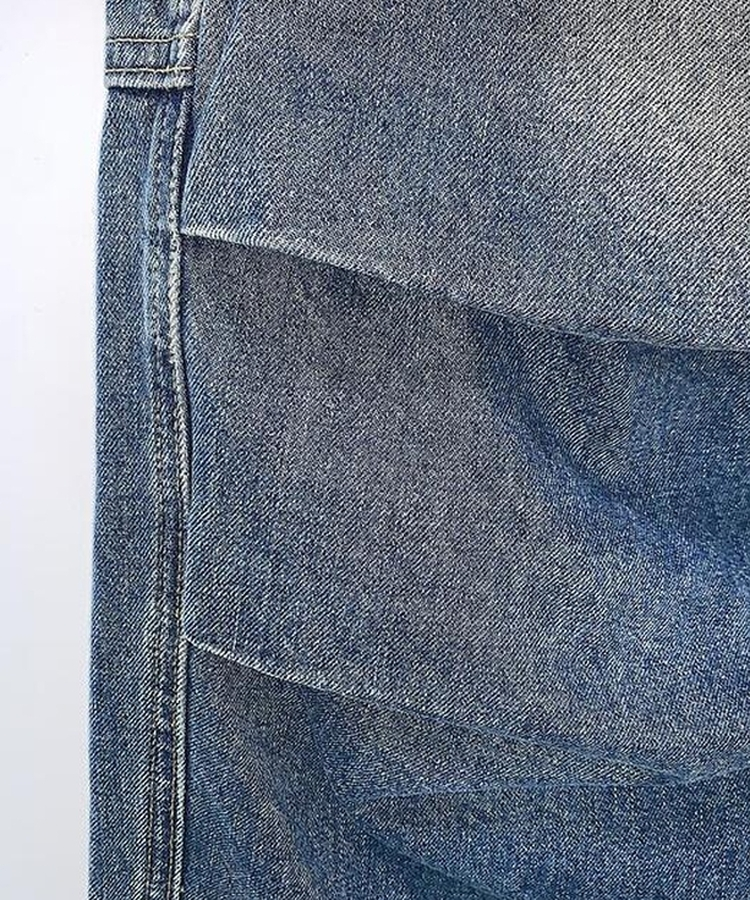 ワイド デニムカーゴパンツ