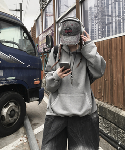 ワイド バルーンストリングパンツ BLACK DENIM
