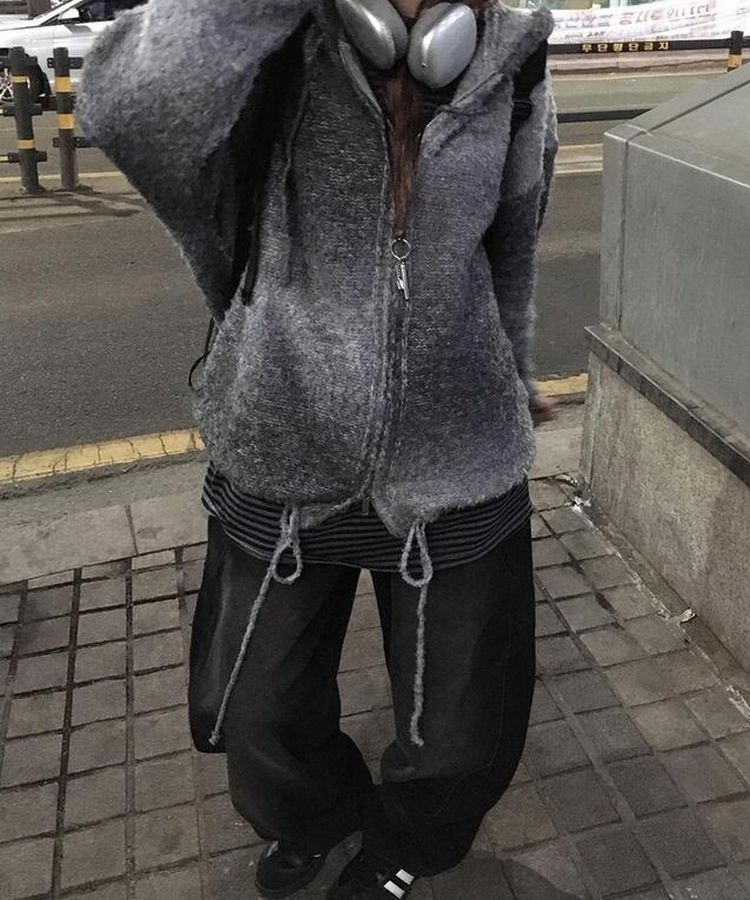ミスターワイドストリングパンツ BLACK DENIM