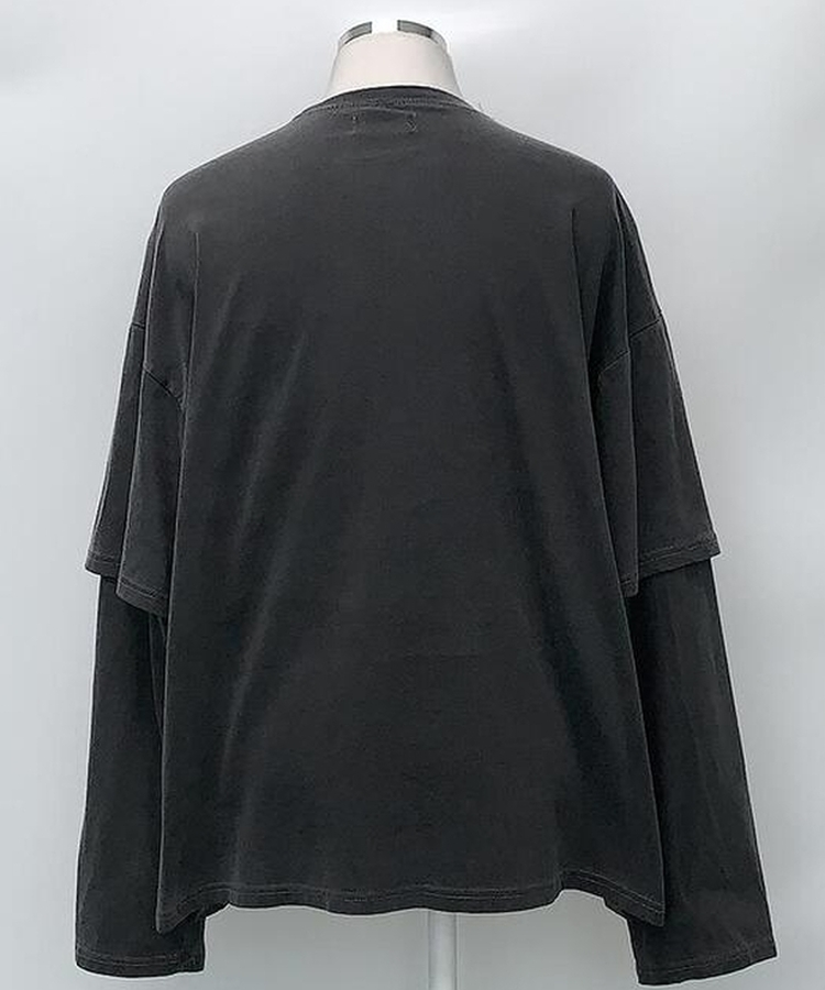 レイヤードピグメントTシャツ