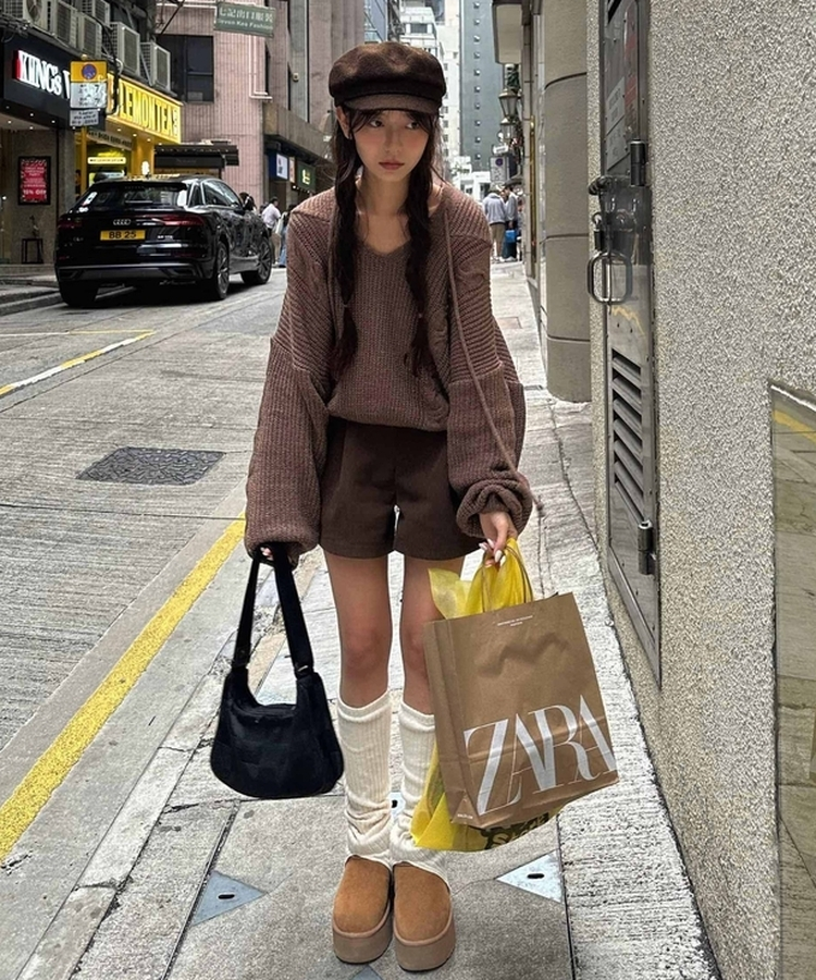 セントラルハンティングキャップ BROWN