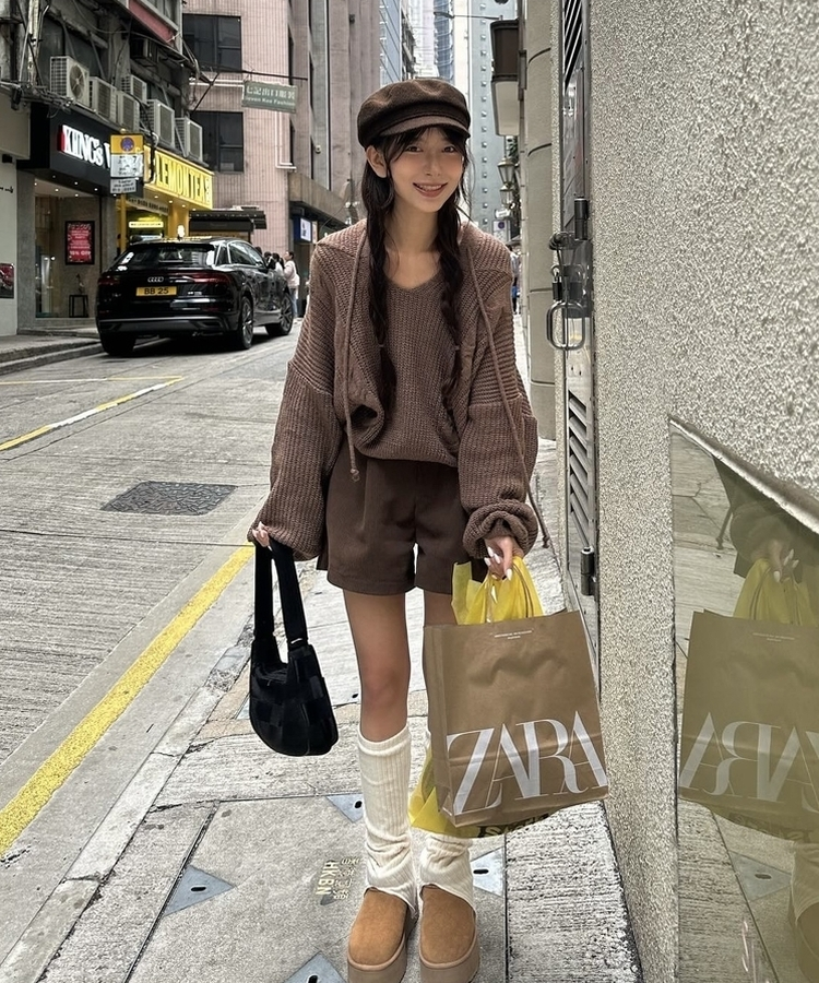 セントラルハンティングキャップ BROWN