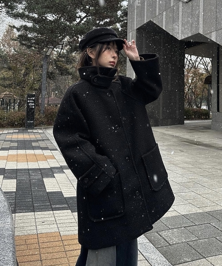 セントラルハンティングキャップ BLACK