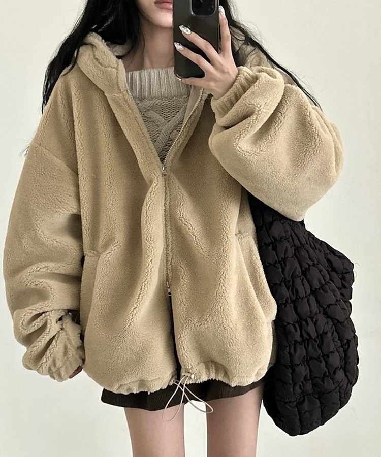 ダンブルフードジップアップ(5color)