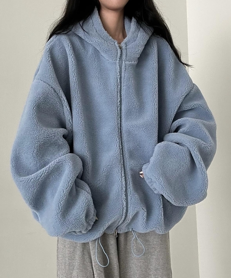 ダンブルフードジップアップ(5color)