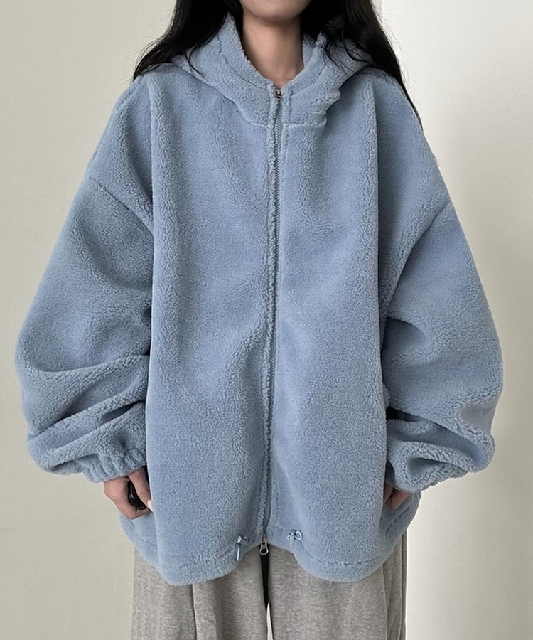 ダンブルフードジップアップ(5color)