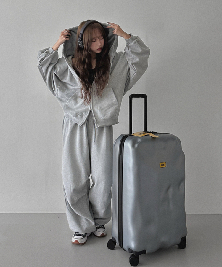 ウォッシングピンタックジョガーパンツ GREY