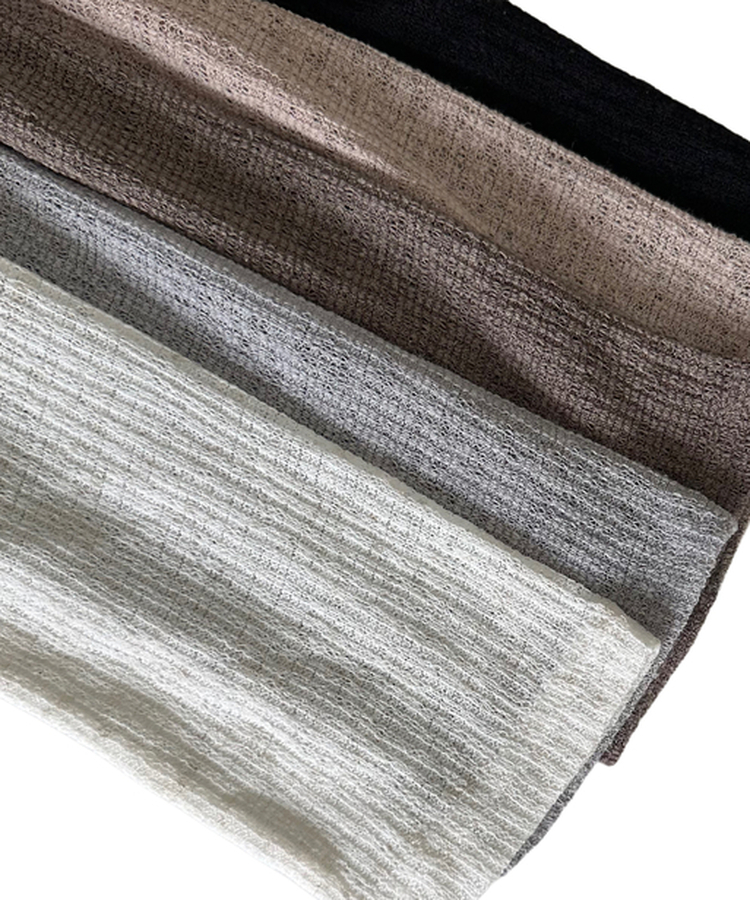 Vネックスリムニット(6color)
