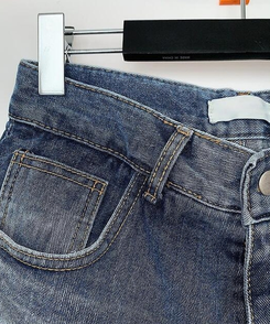 ワイド レイヤードデニムパンツ