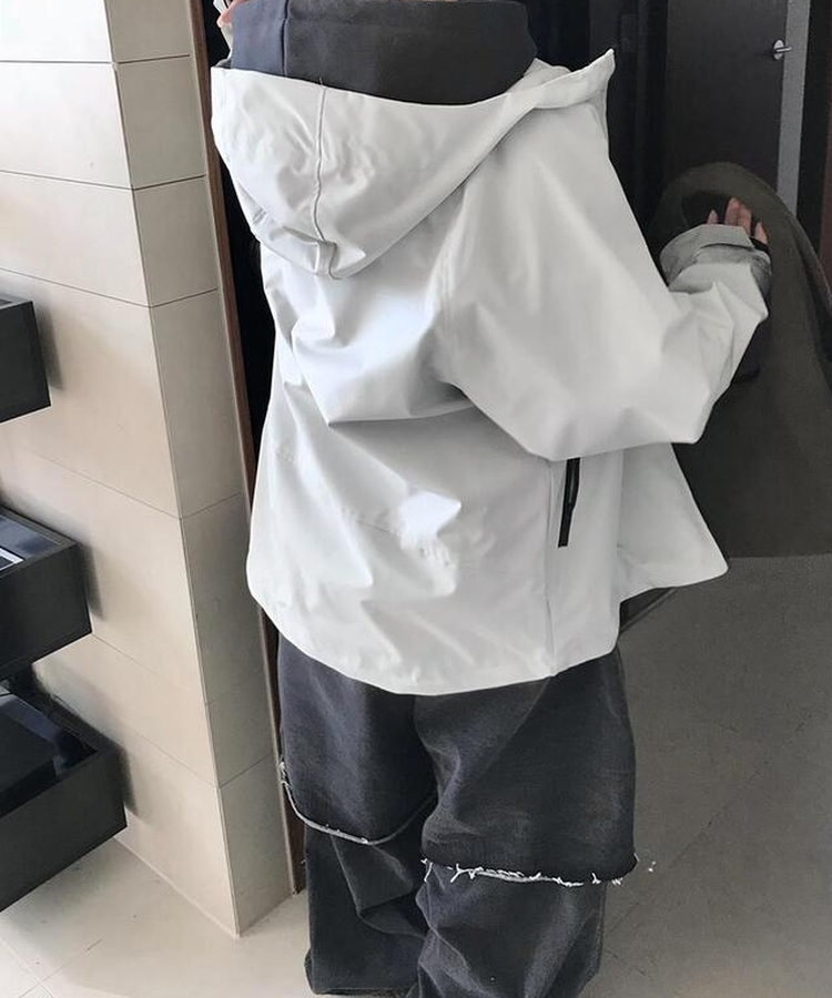 ワイド レイヤードデニムパンツ BLACK DENIM