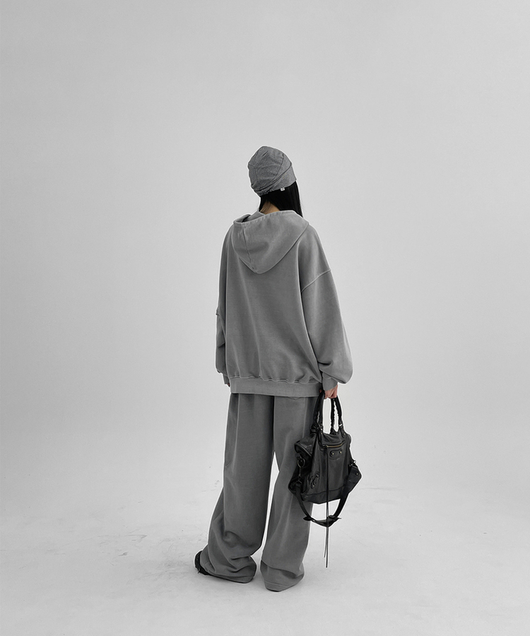 ピグメントカーブバルーンバンディングパンツ GREY
