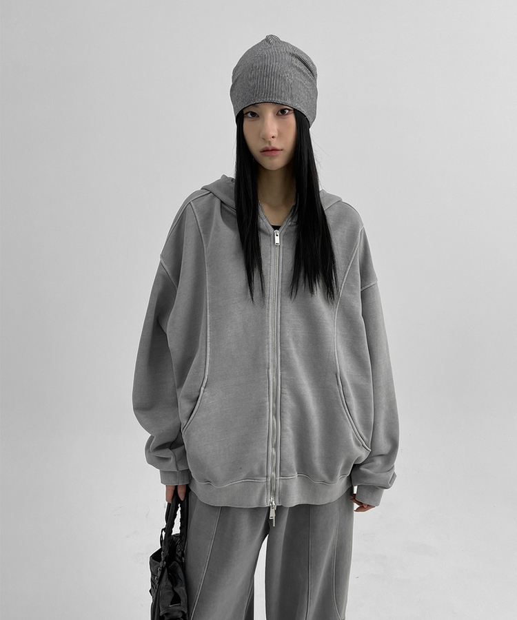 ピグメントカーブバルーンバンディングパンツ GREY