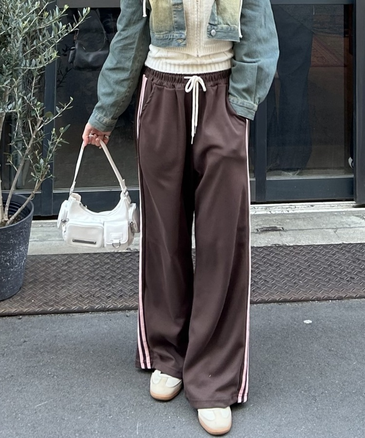스트릿 트랙 밴딩바지 트레이닝팬츠 (5color) 브라운