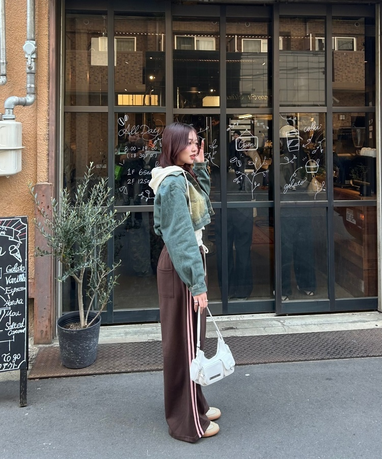 스트릿 트랙 밴딩바지 트레이닝팬츠 (5color) 브라운