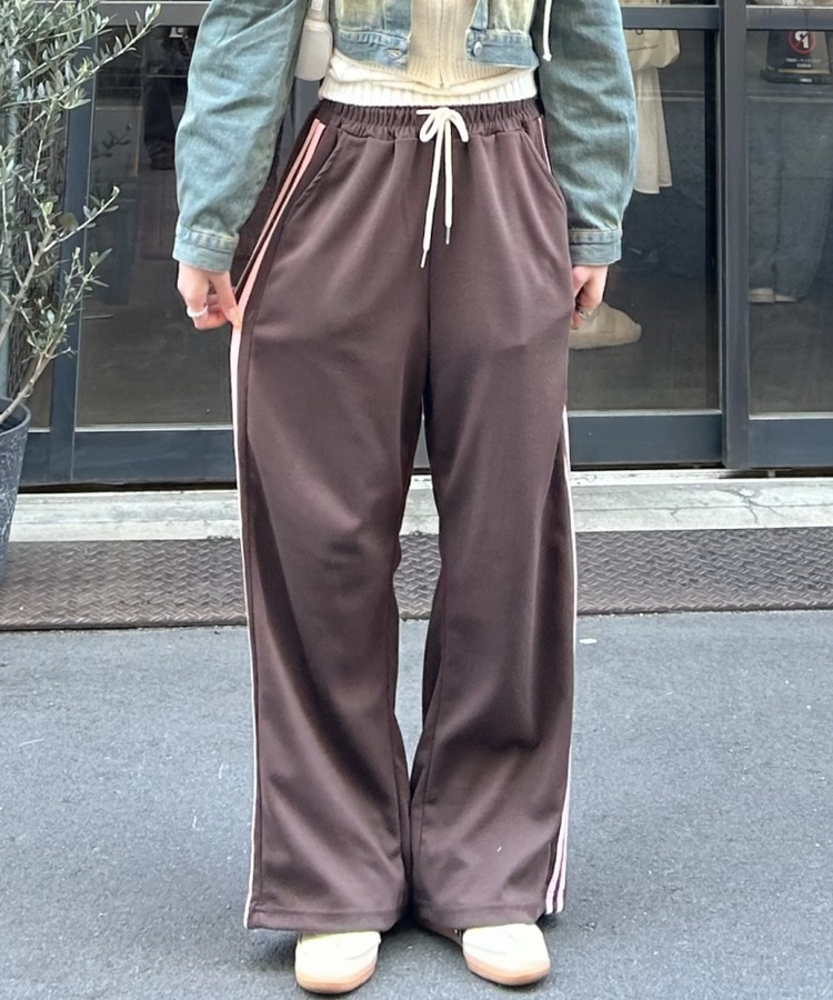 스트릿 트랙 밴딩바지 트레이닝팬츠 (5color) 브라운