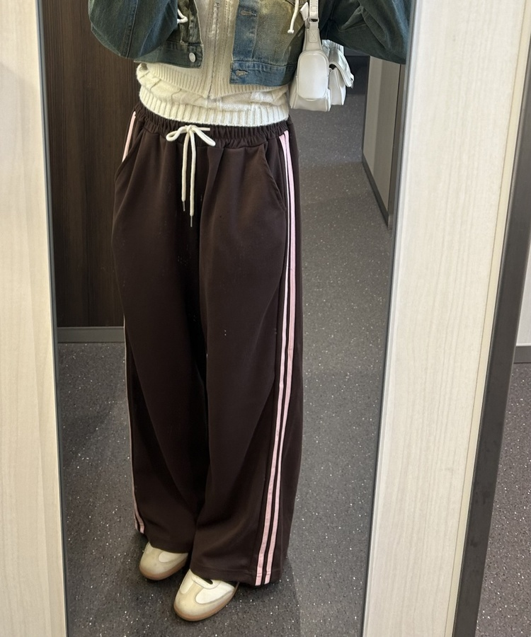 스트릿 트랙 밴딩바지 트레이닝팬츠 (5color) 브라운