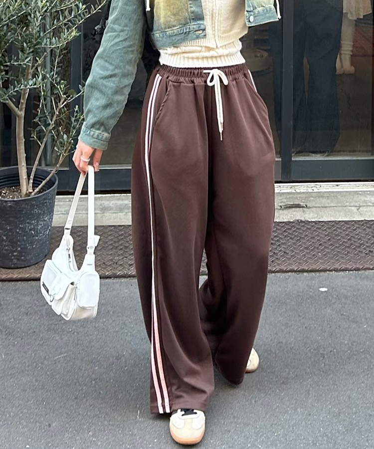스트릿 트랙 밴딩바지 트레이닝팬츠 (5color) 브라운