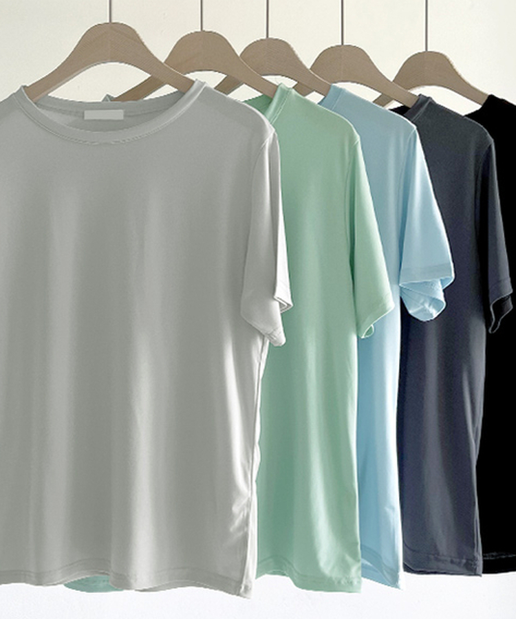 ラウンド半袖Tシャツ(10color)