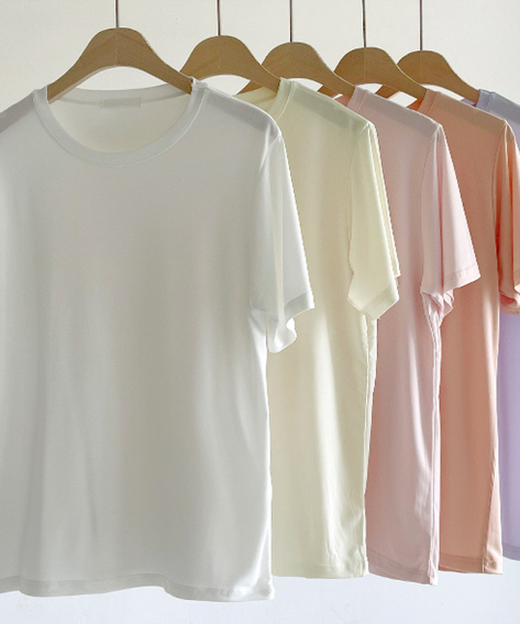 ラウンド半袖Tシャツ(10color)