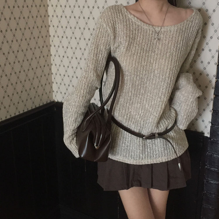 オープンルーズフィットニット BEIGE