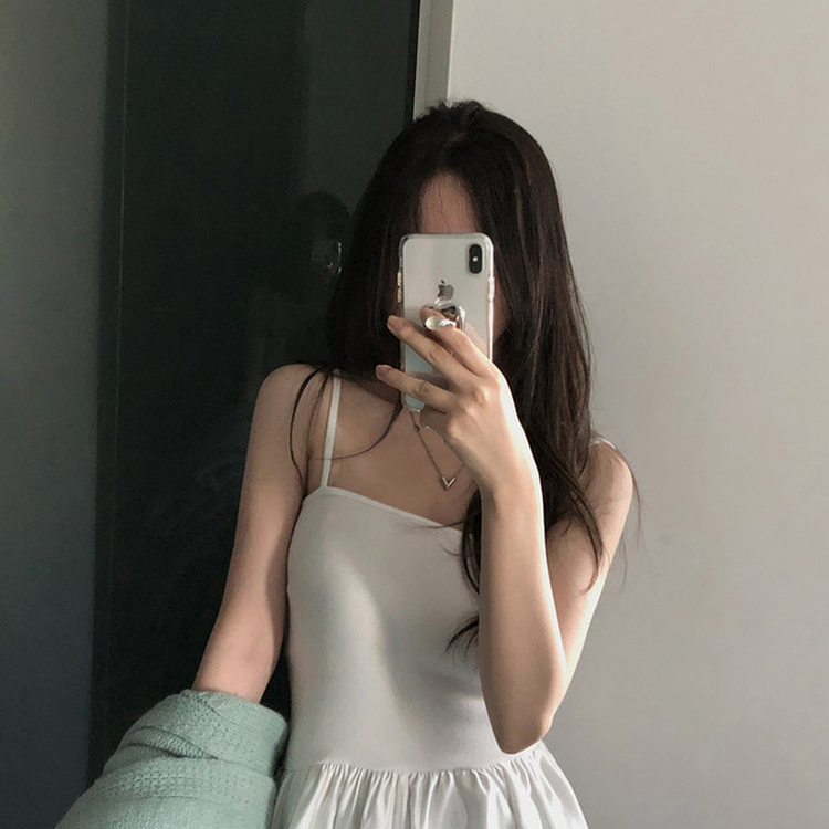 シフォンレイヤードビスチェワンピース IVORY