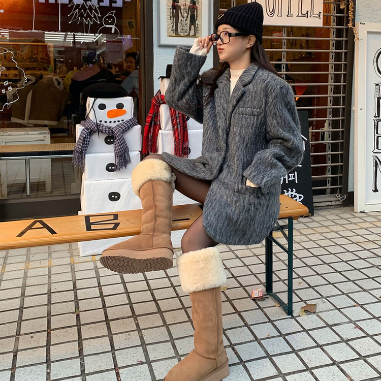 ルーズフィットウールジャケット