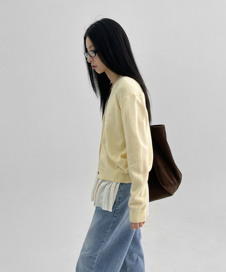 スエードビッグショルダーバッグ BROWN