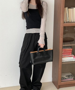 ベスト デールスニットビスチェ BLACK