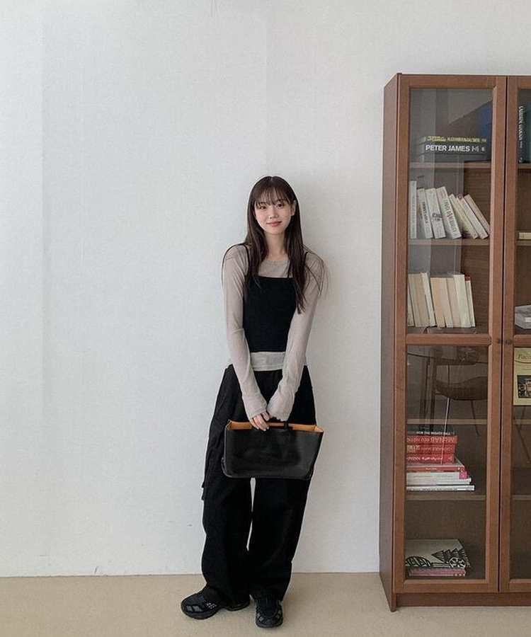 デールスニットビスチェ BLACK