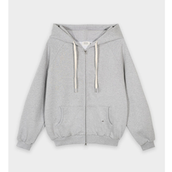 フレンチテリーフードジップアップ(5color)