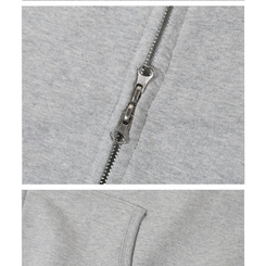 フレンチテリーフードジップアップ(5color)