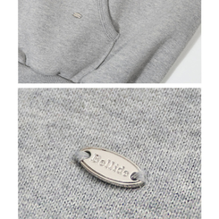 フレンチテリーフードジップアップ(5color)