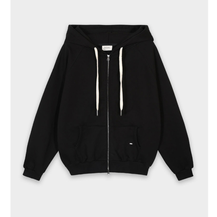 フレンチテリーフードジップアップ(5color)