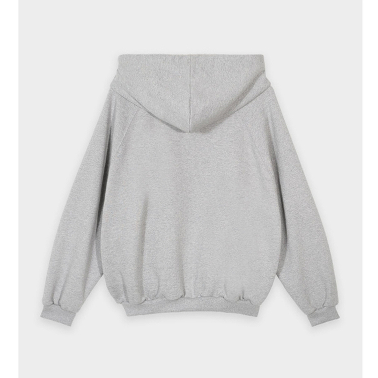 フレンチテリーフードジップアップ(5color)