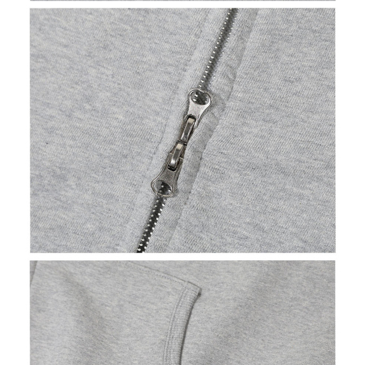 フレンチテリーフードジップアップ(5color)