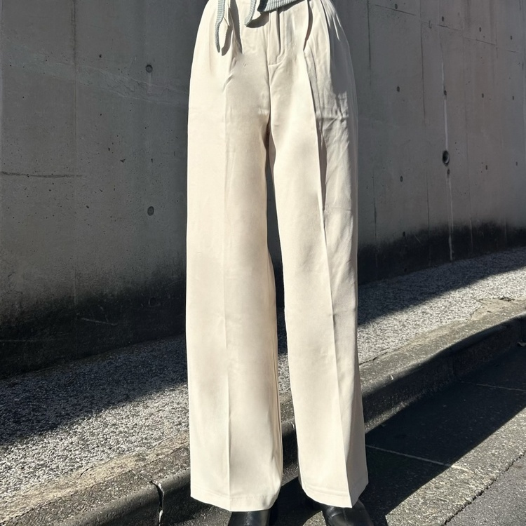 투버튼 와이드 슬랙스