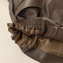 ビンテージルーズレザージャケット