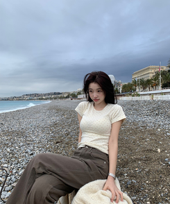 半袖Tシャツ フラワーフレーバーTシャツ IVORY