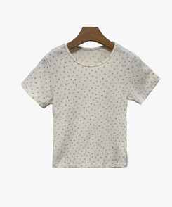 半袖Tシャツ フラワーフレーバーTシャツ