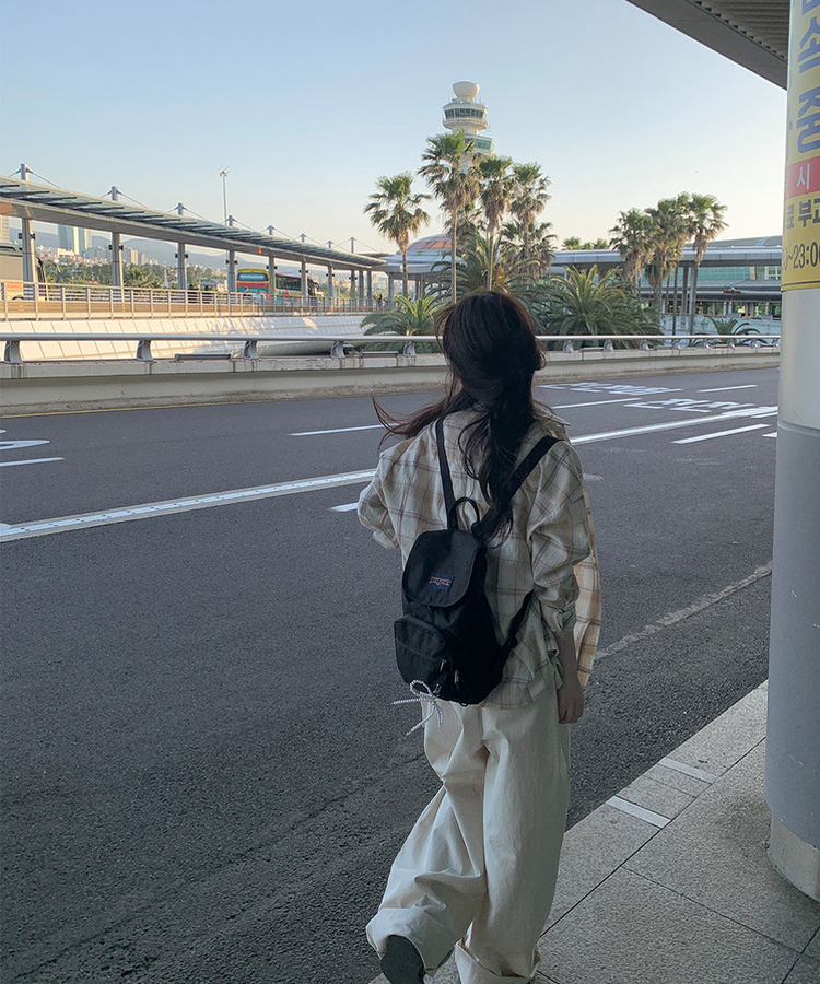 クリームチェックシャツ BEIGE