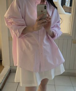 オックスフォードシャツ PINK