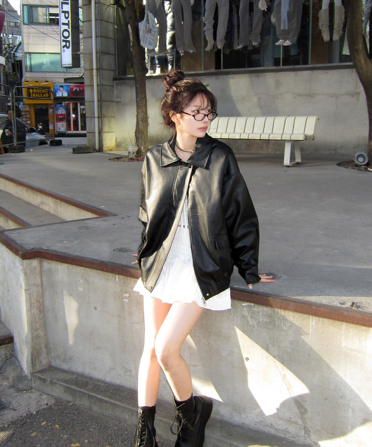 フォーマルレザーカラージャケット｜ジャケット｜韓国ファッション通販