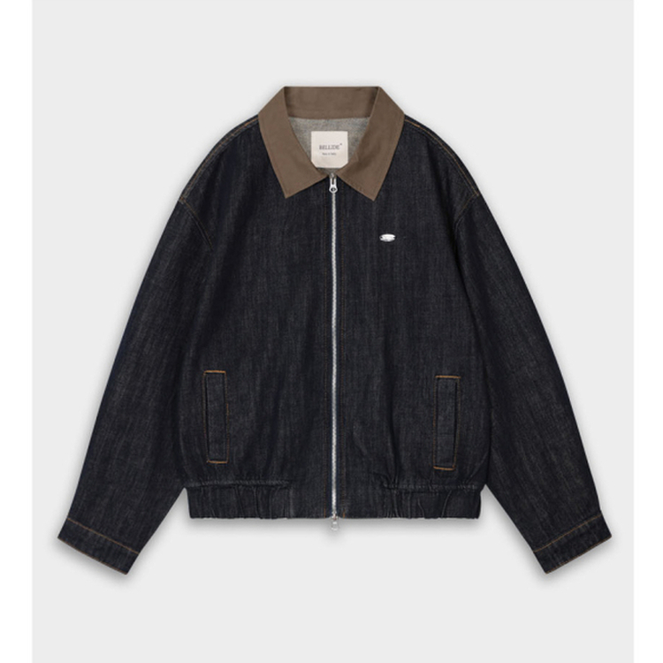 オーバーフィットデニムブルゾン