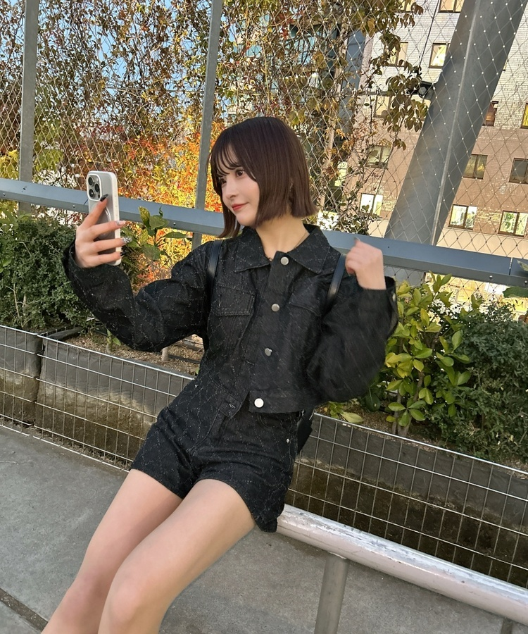 デニムジャケット レディース Gジャン[品番：II000010032