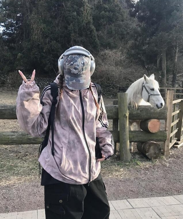 レタリングカモベースボールキャップ GREY